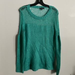 Downtown Collection New Knit Sweater Juniors S/M teal